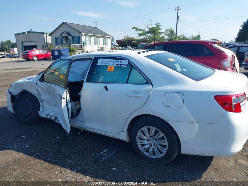 2012 Toyota Camry Le VIN: 4T4BF1FK1CR254224 Lot: 39796138