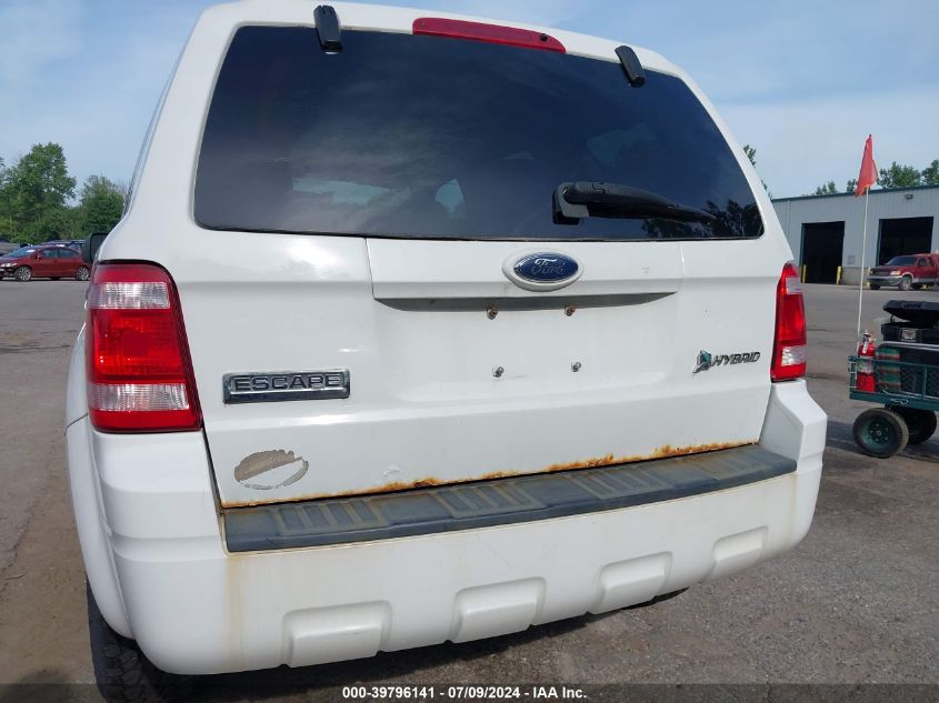 2008 Ford Escape Hybrid VIN: 1FMCU59H28KC63982 Lot: 39796141