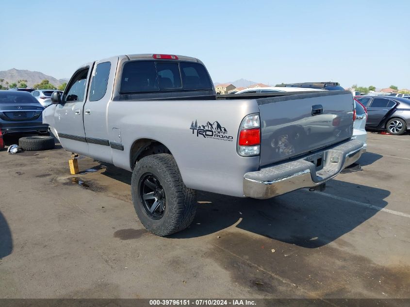 2000 Toyota Tundra Sr5 V8 VIN: 5TBBT4410YS011611 Lot: 39796151