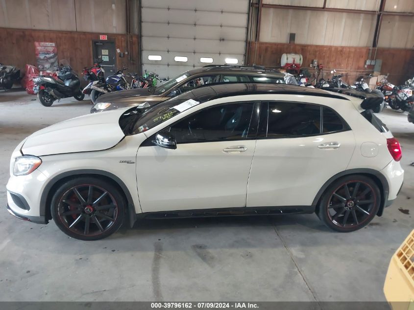 2015 Mercedes-Benz Gla 45 Amg VIN: WDDTG5CB6FJ088368 Lot: 39796162