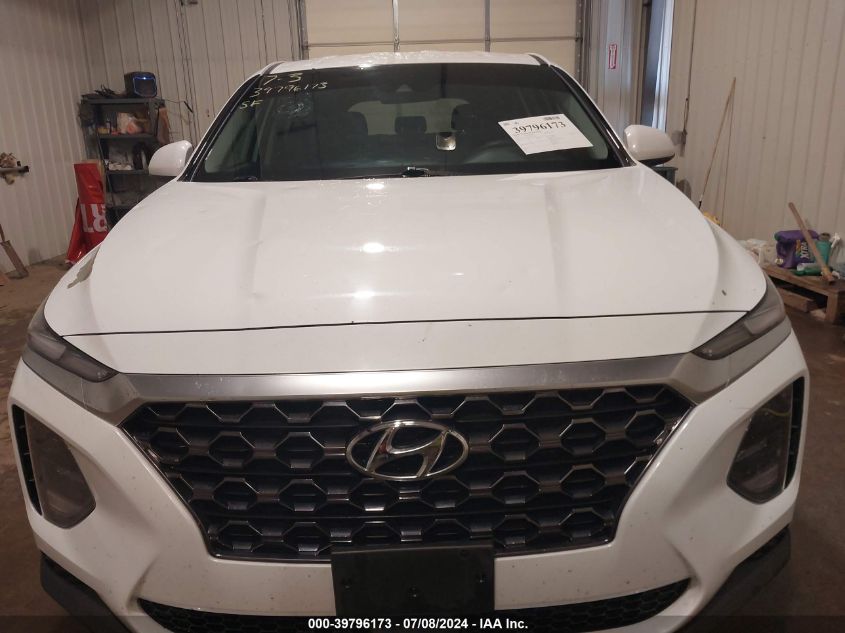 2019 Hyundai Santa Fe Se VIN: 5NMS2CAD1KH121726 Lot: 39796173