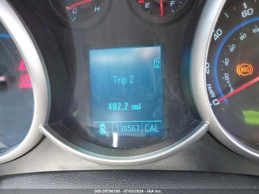 2011 Chevrolet Cruze Eco VIN: 1G1PK5S90B7270477 Lot: 39796180