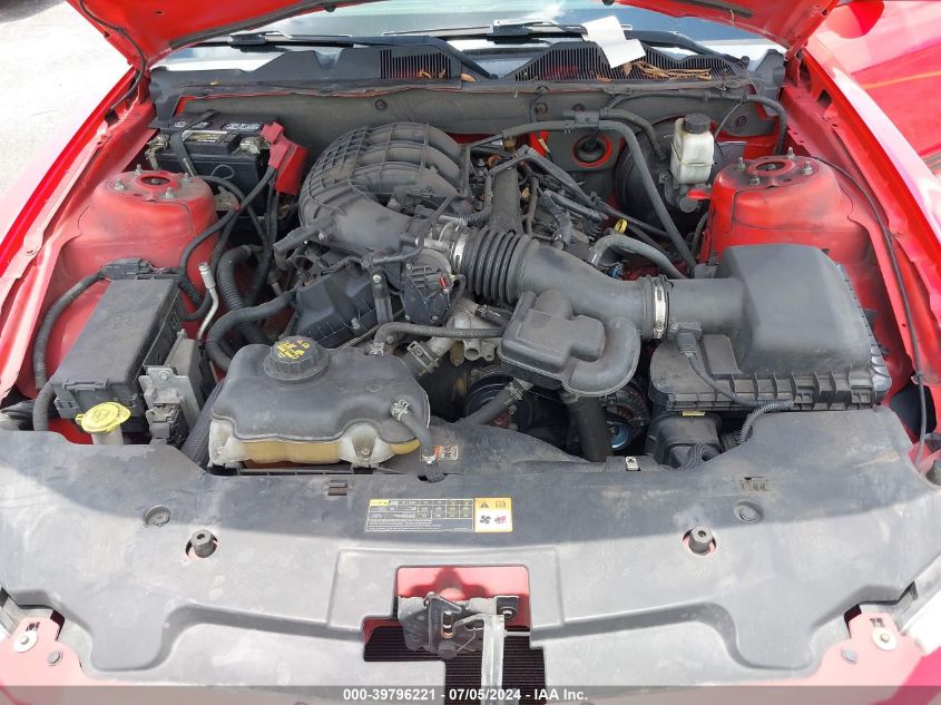 2012 Ford Mustang V6 VIN: 1ZVBP8AM0C5248578 Lot: 39796221