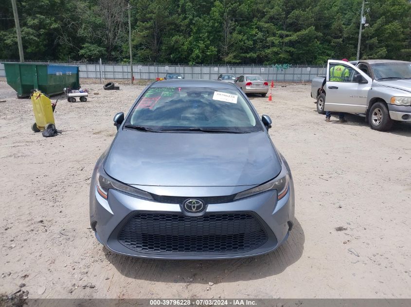 2021 Toyota Corolla Le VIN: 5YFEPMAE7MP168796 Lot: 39796228