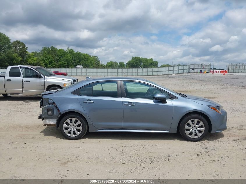 2021 Toyota Corolla Le VIN: 5YFEPMAE7MP168796 Lot: 39796228