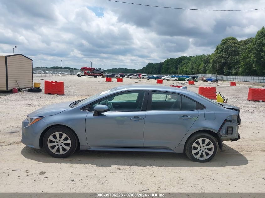 2021 Toyota Corolla Le VIN: 5YFEPMAE7MP168796 Lot: 39796228