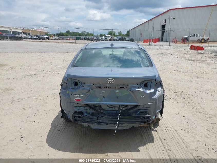 2021 Toyota Corolla Le VIN: 5YFEPMAE7MP168796 Lot: 39796228