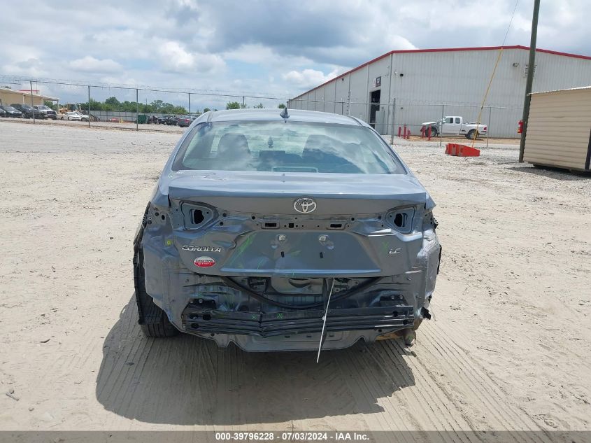 2021 Toyota Corolla Le VIN: 5YFEPMAE7MP168796 Lot: 39796228