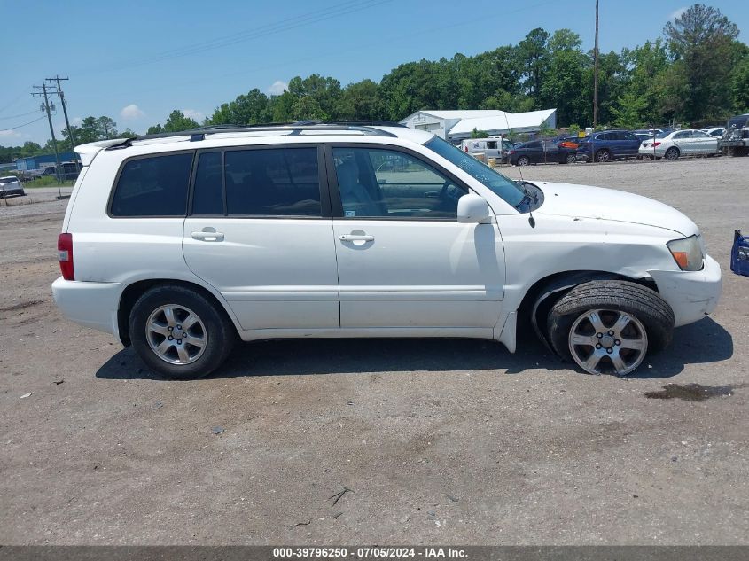 2005 Toyota Highlander VIN: JTEDD21A450124879 Lot: 39796250