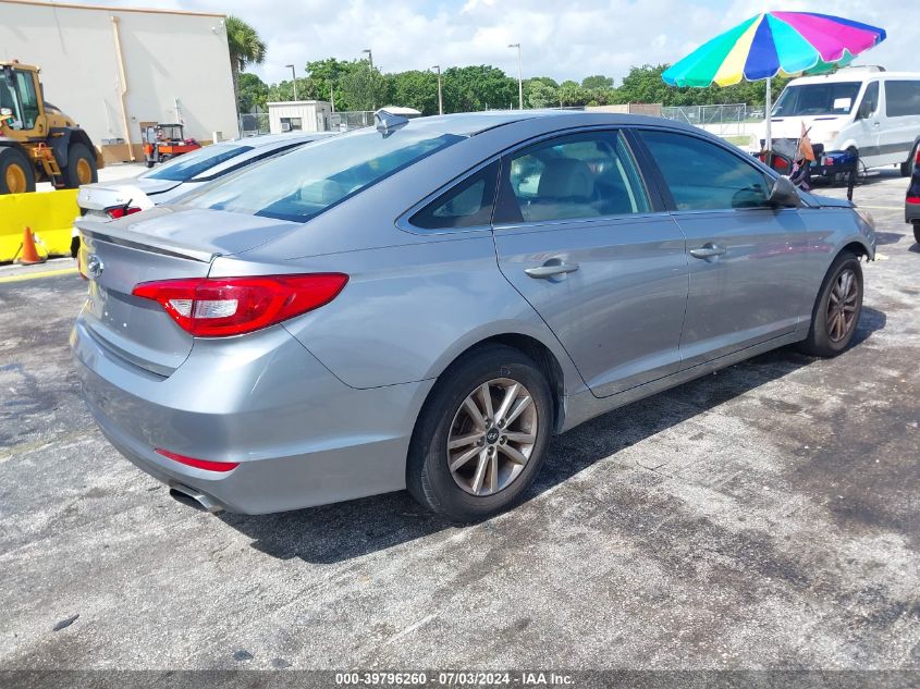 2017 HYUNDAI SONATA SE - 5NPE24AF7HH480370