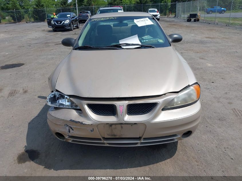 2004 Pontiac Grand Am Se VIN: 1G2NE52F74M507843 Lot: 39796270