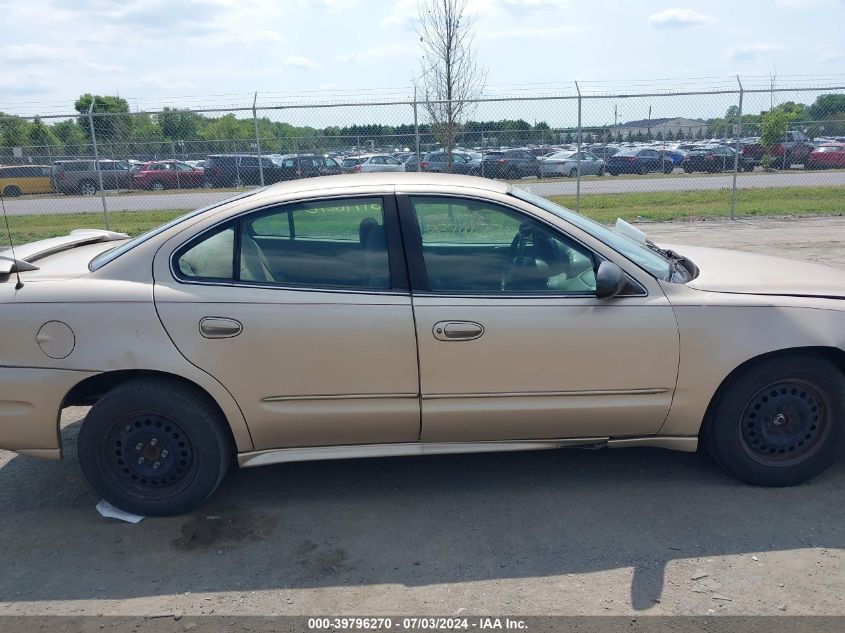 2004 Pontiac Grand Am Se VIN: 1G2NE52F74M507843 Lot: 39796270
