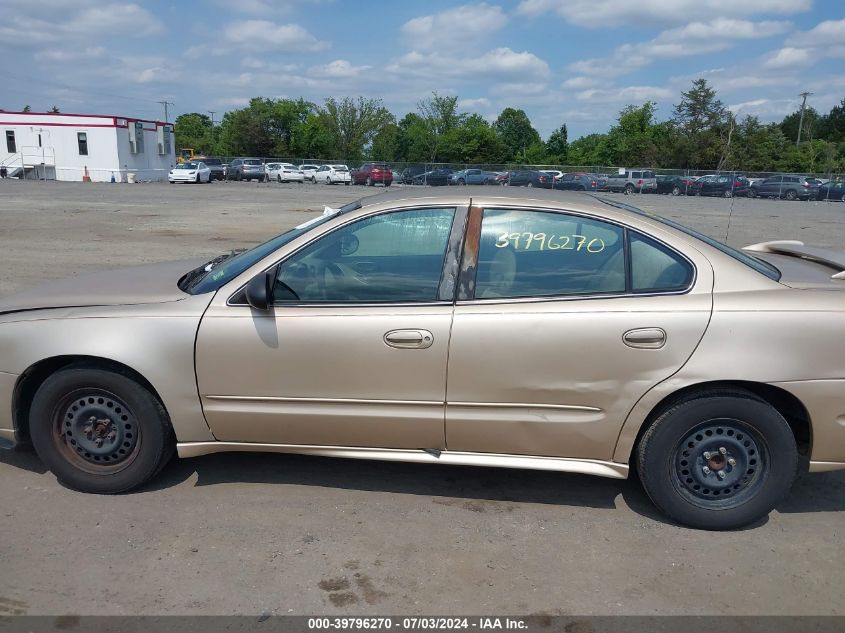 2004 Pontiac Grand Am Se VIN: 1G2NE52F74M507843 Lot: 39796270