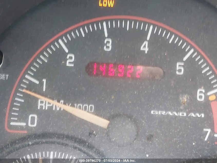 2004 Pontiac Grand Am Se VIN: 1G2NE52F74M507843 Lot: 39796270