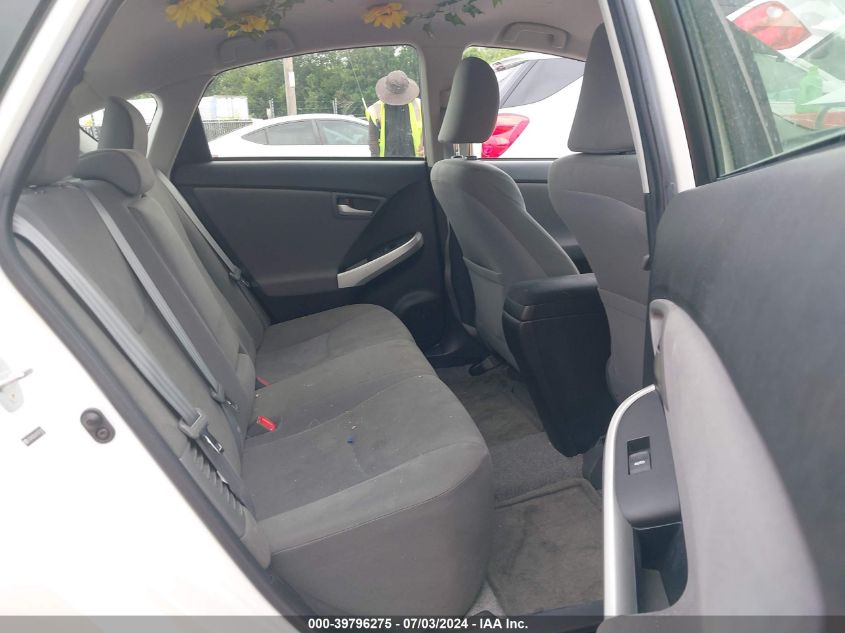 2012 Toyota Prius Three VIN: JTDKN3DU4C5451805 Lot: 39796275