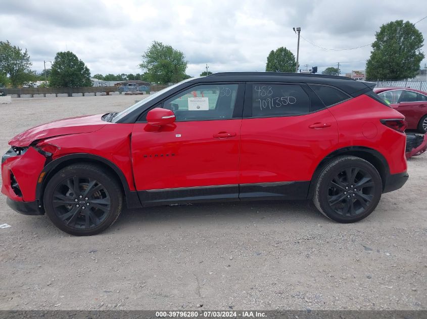 2022 Chevrolet Blazer Awd Rs VIN: 3GNKBKRS2NS192919 Lot: 39796280