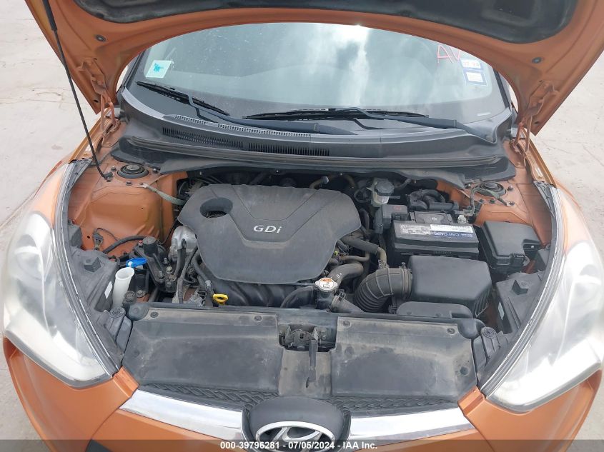 2013 Hyundai Veloster Base W/Black VIN: KMHTC6AD0DU087496 Lot: 39796281