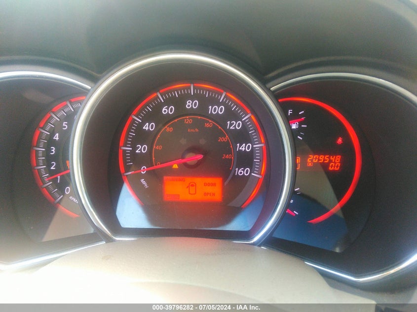 2010 Nissan Murano Le VIN: JN8AZ1MW1AW103106 Lot: 39796282