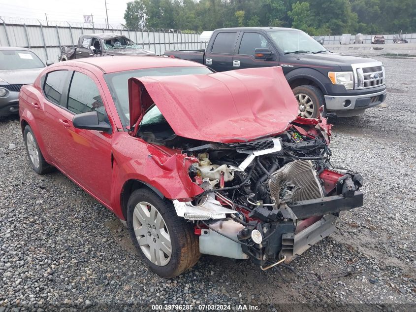 2014 Dodge Avenger Se VIN: 1C3CDZAB3EN129998 Lot: 39796285