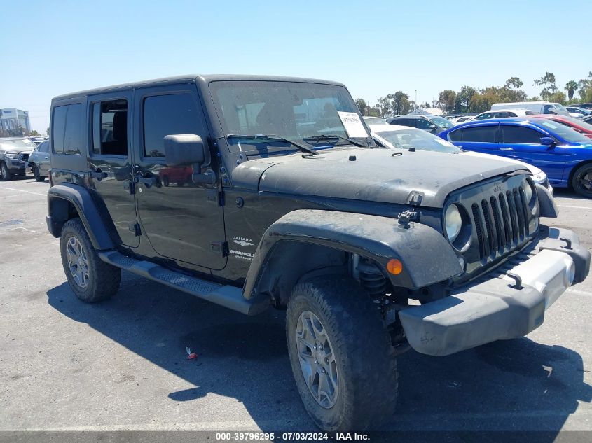 2014 Jeep Wrangler Unlimited Sahara VIN: 1C4BJWEG7EL128420 Lot: 39796295