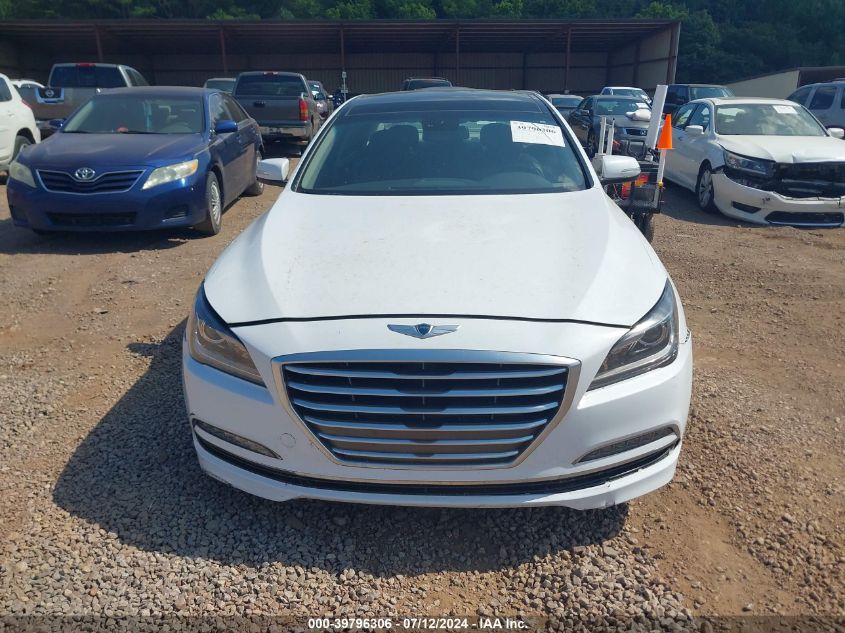 2016 Hyundai Genesis 3.8 VIN: KMHGN4JE3GU110329 Lot: 39796306