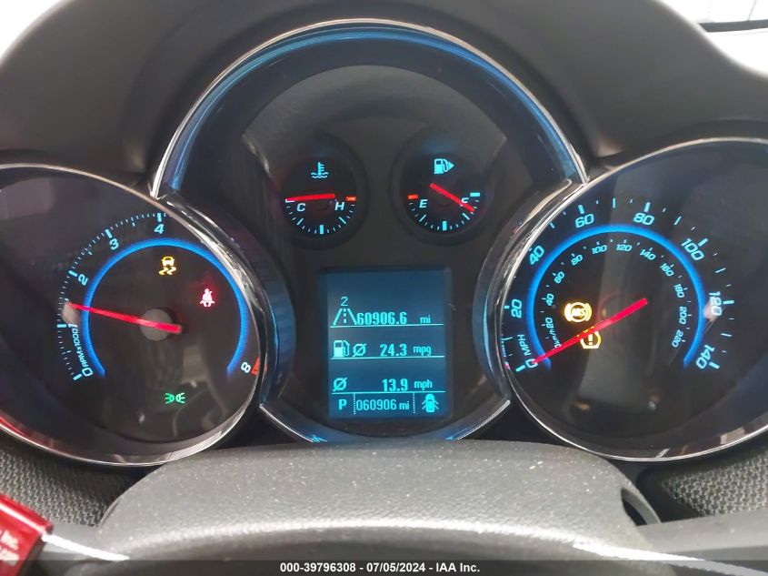 2012 Chevrolet Cruze 1Lt VIN: 1G1PF5SC4C7406711 Lot: 39796308