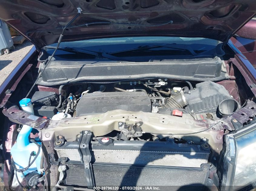 2011 Honda Pilot Exln VIN: 5FNYF4H72BB097457 Lot: 39796320