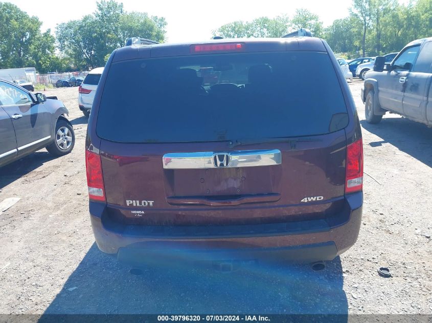 2011 Honda Pilot Exln VIN: 5FNYF4H72BB097457 Lot: 39796320