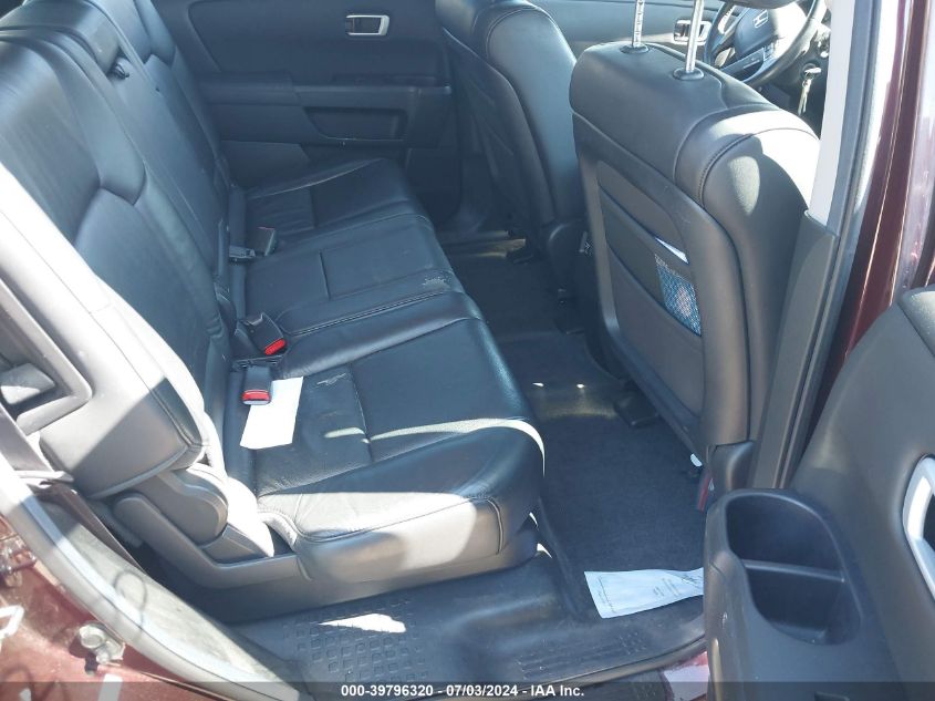 2011 Honda Pilot Exln VIN: 5FNYF4H72BB097457 Lot: 39796320