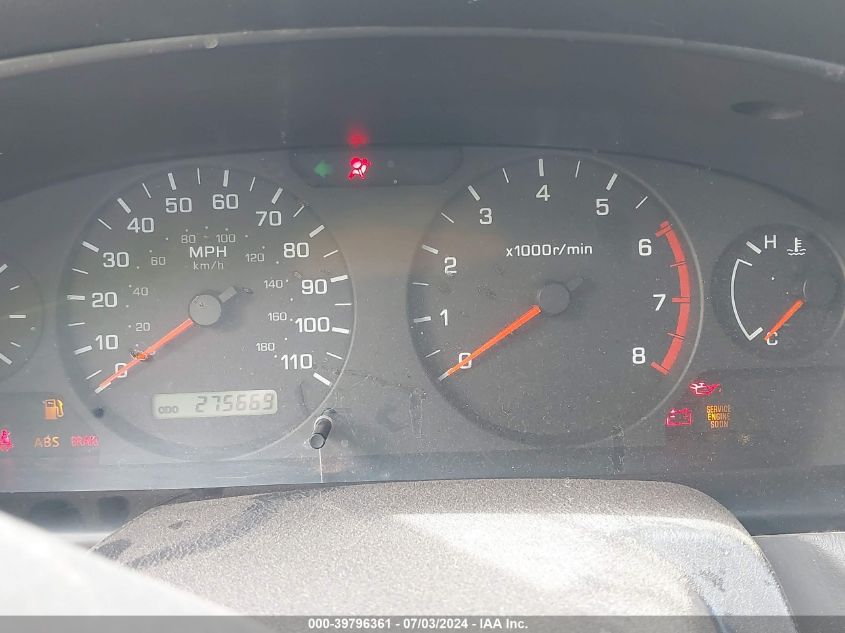 2001 Nissan Xterra Xe VIN: 5N1ED28Y31C513609 Lot: 39796361