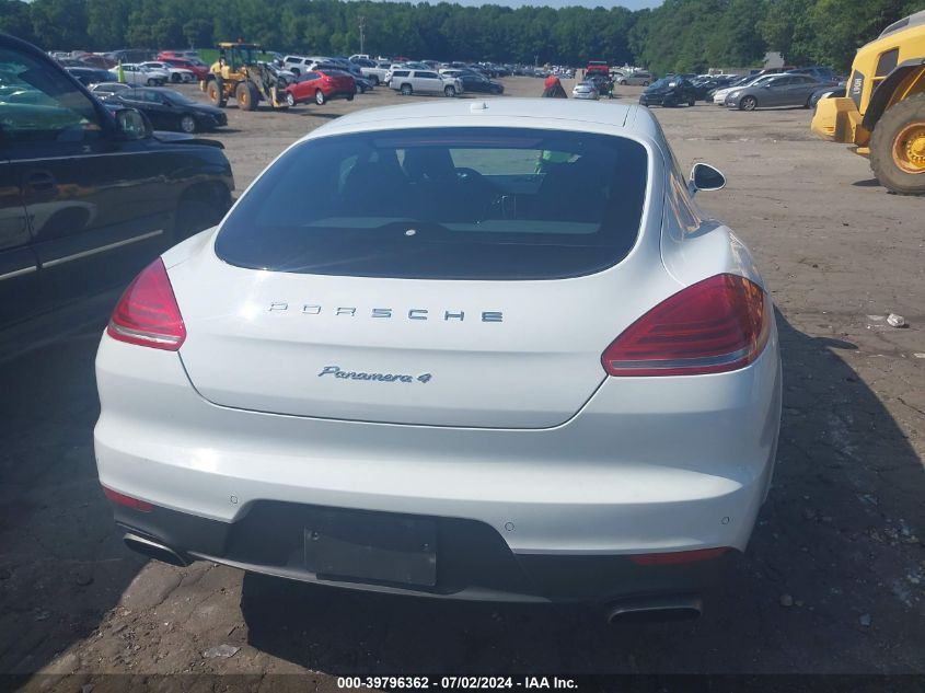 2015 Porsche Panamera 4 VIN: WP0AA2A77FL000609 Lot: 39796362