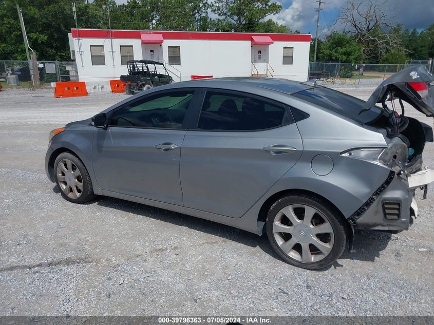 2012 Hyundai Elantra Limited (Ulsan Plant) VIN: KMHDH4AEXCU330877 Lot: 39796363