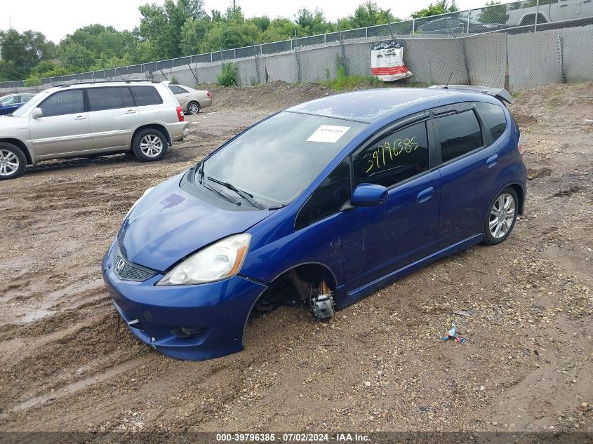 2009 Honda Fit Sport VIN: JHMGE884X9S021363 Lot: 39796385