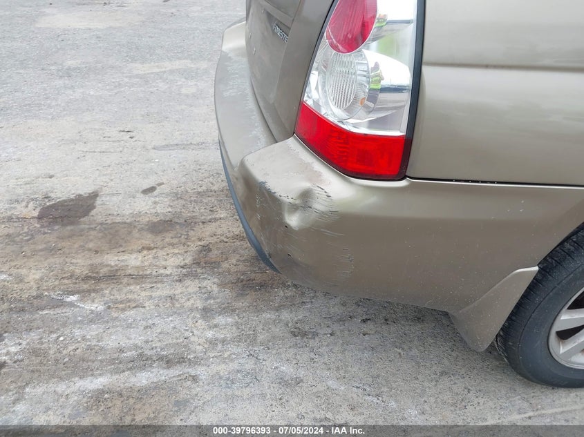 2008 Subaru Forester 2.5X VIN: JF1SG65688H706320 Lot: 39796393