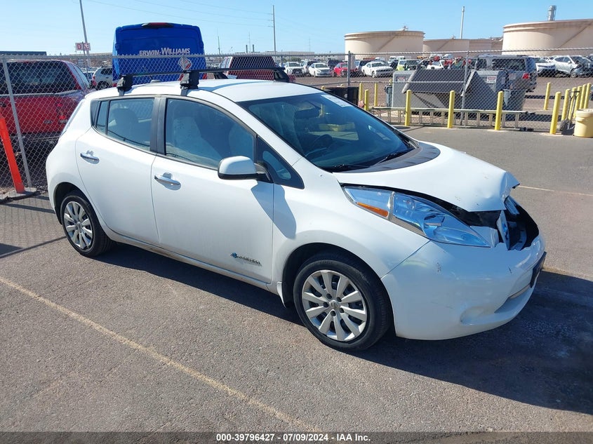 2015 Nissan Leaf S/Sv/Sl VIN: 1N4AZ0CP4FC306392 Lot: 39796427