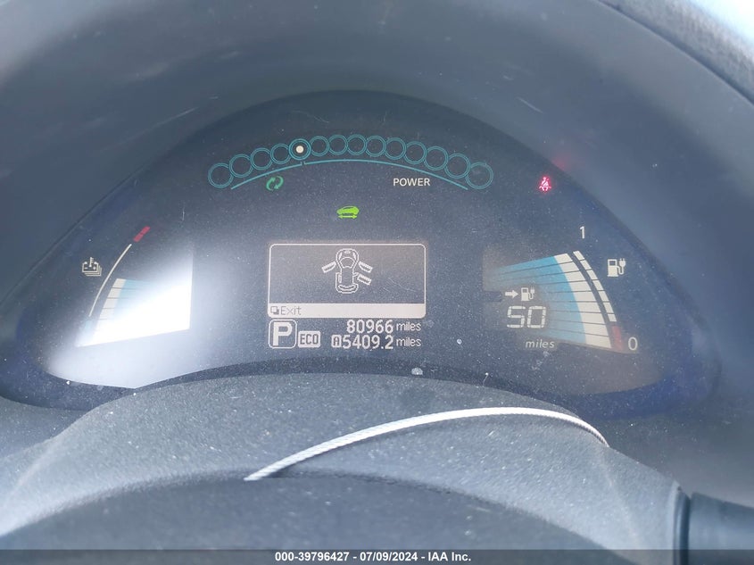 2015 Nissan Leaf S/Sv/Sl VIN: 1N4AZ0CP4FC306392 Lot: 39796427