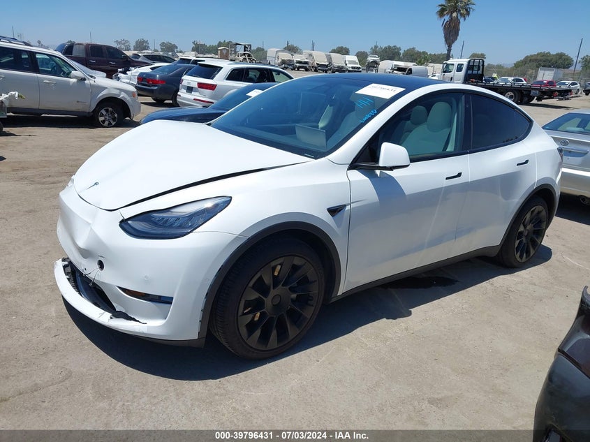 VIN 5YJYGDEE4LF058564 2020 TESLA MODEL Y LONG RANGE DUAL MOTOR ALL-WHEEL DRIVE