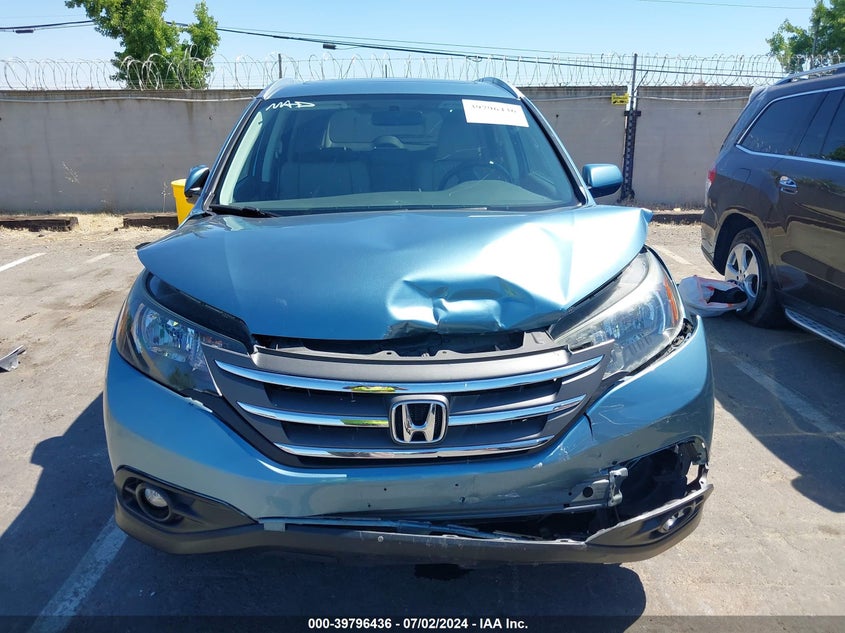 2013 Honda Cr-V Ex-L VIN: 5J6RM4H78DL008978 Lot: 39796436
