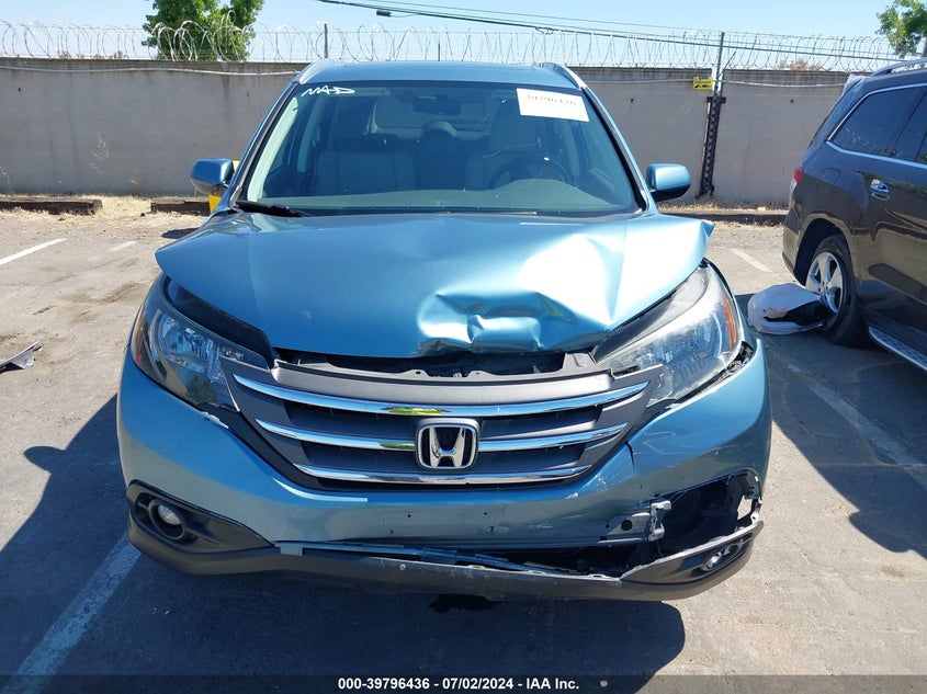 2013 Honda Cr-V Ex-L VIN: 5J6RM4H78DL008978 Lot: 39796436