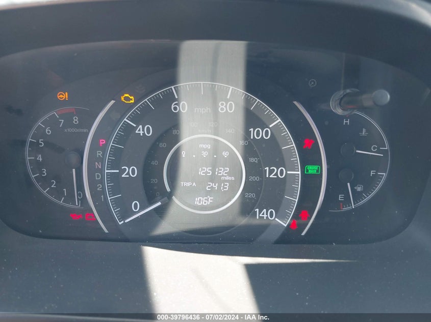 2013 Honda Cr-V Ex-L VIN: 5J6RM4H78DL008978 Lot: 39796436