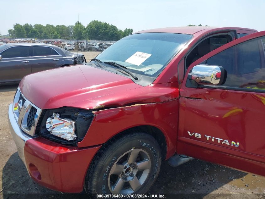 2005 Nissan Titan Se VIN: 1N6BA06A55N532549 Lot: 39796469