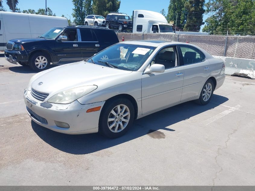 2003 Lexus Es 300 VIN: JTHBF30G230107401 Lot: 39796472