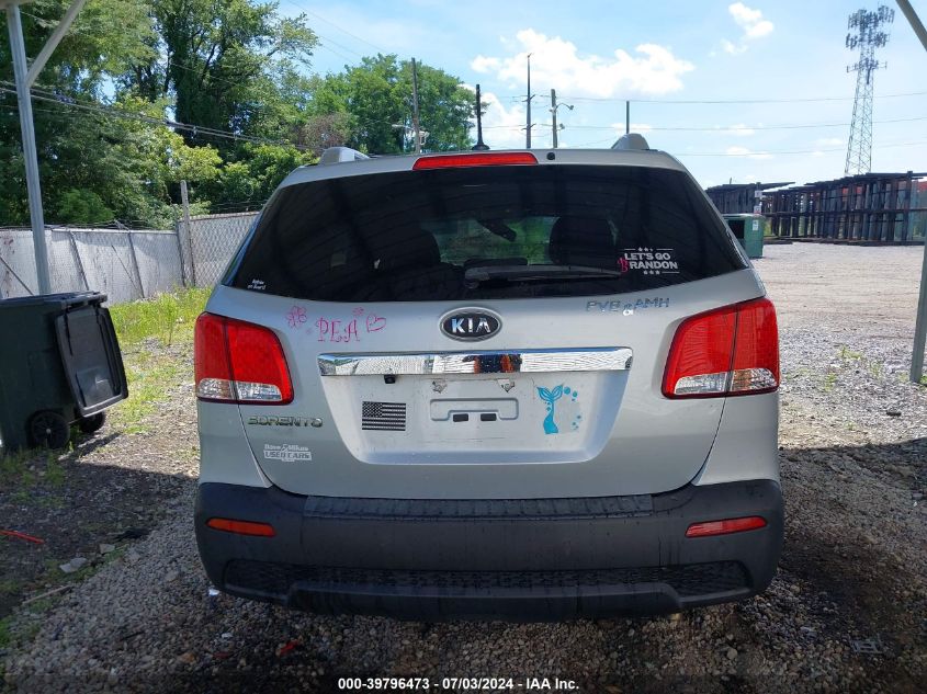 2013 Kia Sorento Lx VIN: 5XYKT3A65DG361311 Lot: 39796473