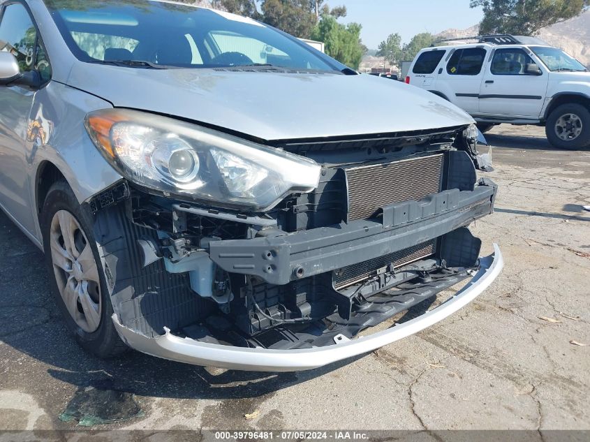2014 Kia Forte Lx VIN: KNAFK4A69E5054774 Lot: 39796481