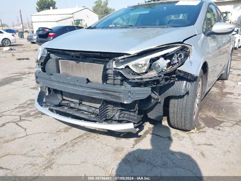 2014 Kia Forte Lx VIN: KNAFK4A69E5054774 Lot: 39796481