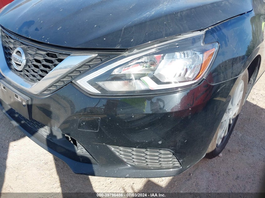 2018 Nissan Sentra S VIN: 3N1AB7AP4JY242433 Lot: 39796486