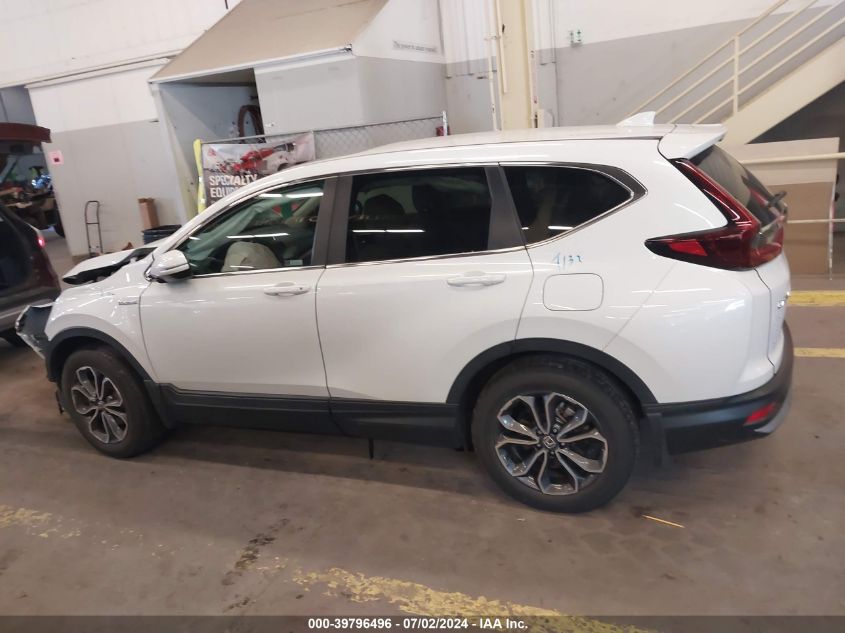 2021 Honda Cr-V Hybrid Ex-L VIN: 7FART6H80ME031580 Lot: 39796496