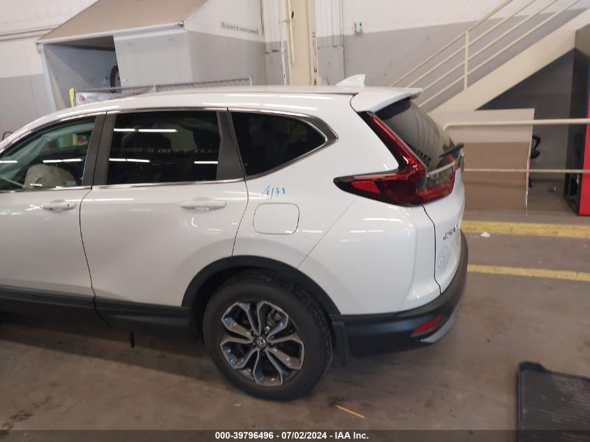 2021 Honda Cr-V Hybrid Ex-L VIN: 7FART6H80ME031580 Lot: 39796496