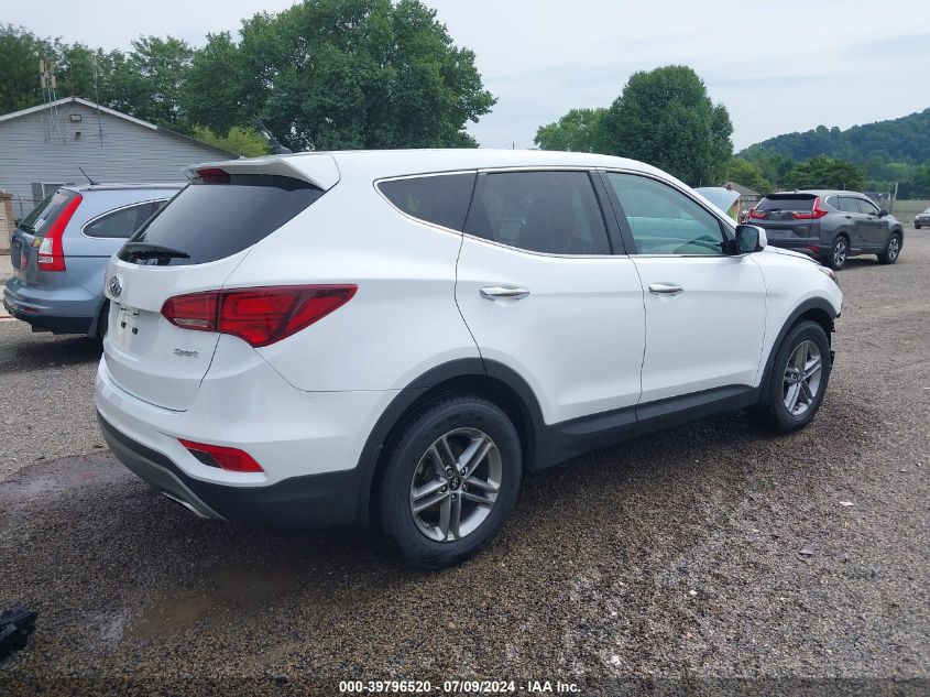 2018 Hyundai Santa Fe Sport 2.4L VIN: 5NMZT3LB9JH072572 Lot: 39796520