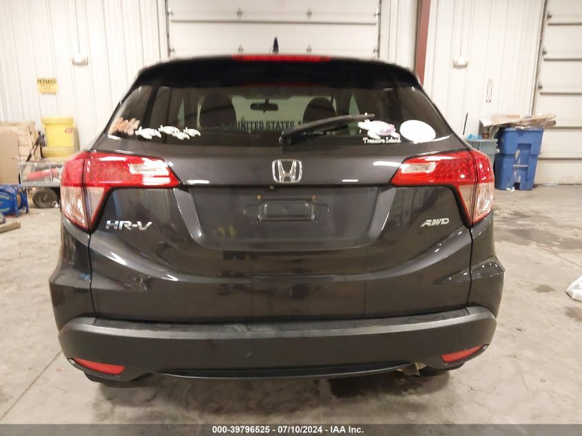 2016 Honda Hr-V Ex VIN: 3CZRU6H59GM721708 Lot: 39796525